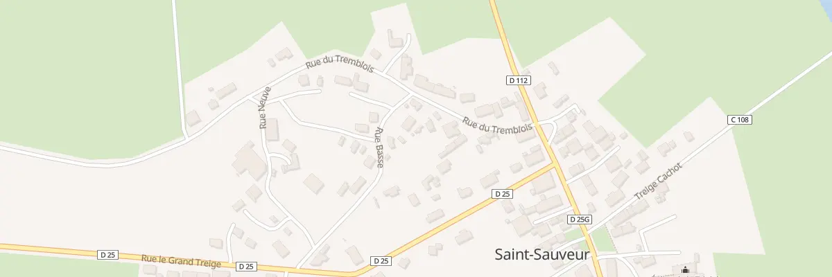 Plan du 9009 Rue du Tremblois à Saint-Sauveur