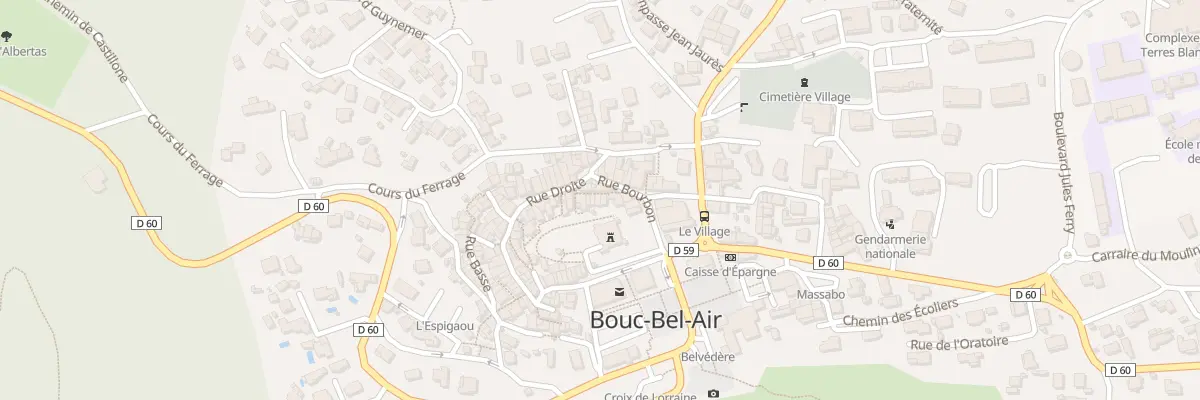 Plan du 5 Rue Courteisade à Bouc-Bel-Air
