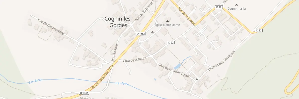 Plan du 53 Pl de la Fontaine à Cognin-les-Gorges