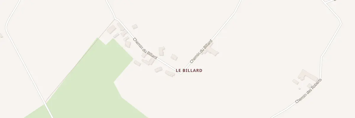 Plan du 39 Che du Billard à Torchefelon