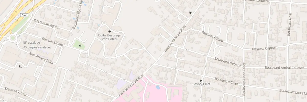 Plan du 2 Imp Lido à Marseille 12e Arrondissement