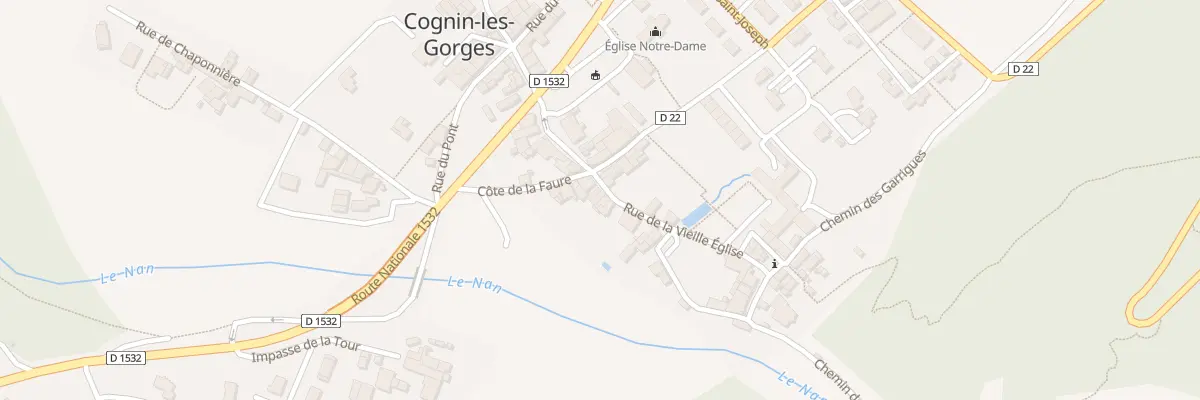 Plan du 26 Rue de la Vieille Eglise à Cognin-les-Gorges