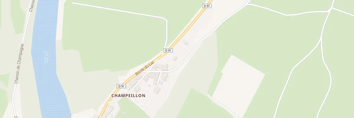 Plan du 103 Pré de Bise - Champeillon à Poncin