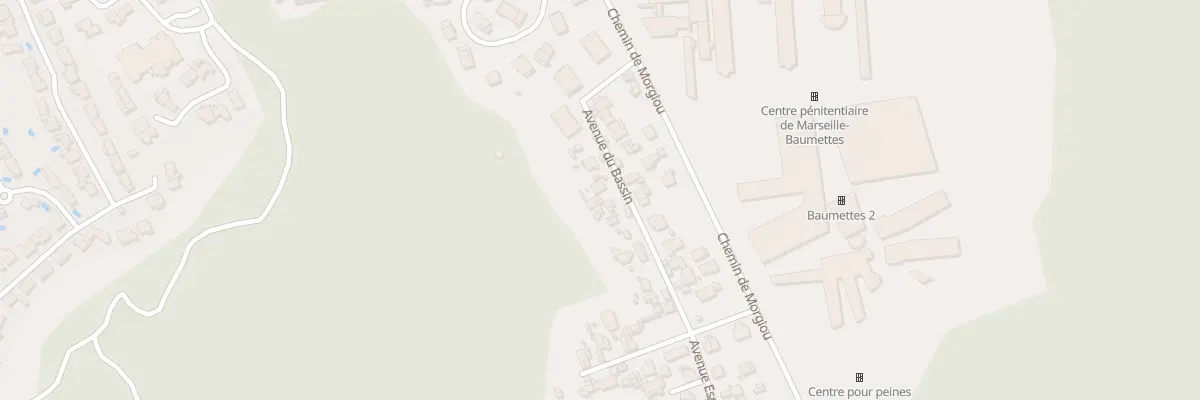 Plan du 8 Av du Bassin à Marseille 9e Arrondissement