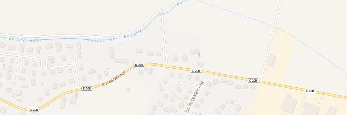 Plan du 54T Rue de Moissey à Auxonne