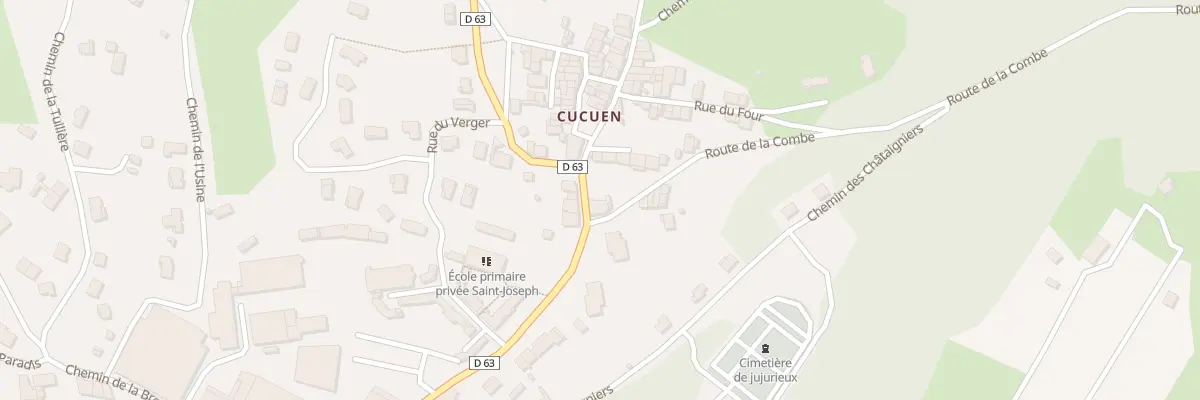Plan du 7 Rte de la Combe à Jujurieux