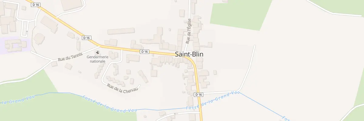 Plan du 23 Rue de l’Hotel de Ville à Saint-Blin