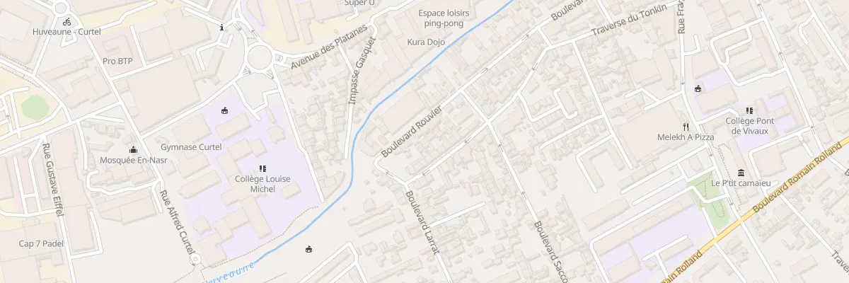 Plan du 87 Bd Rouvier à Marseille 10e Arrondissement
