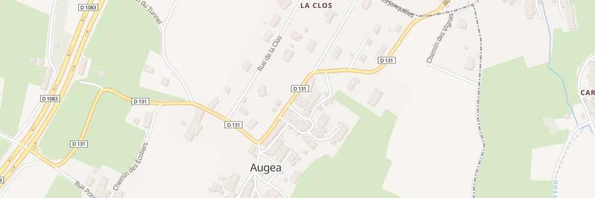 Plan du 1 Rue des Rosiers à Augea