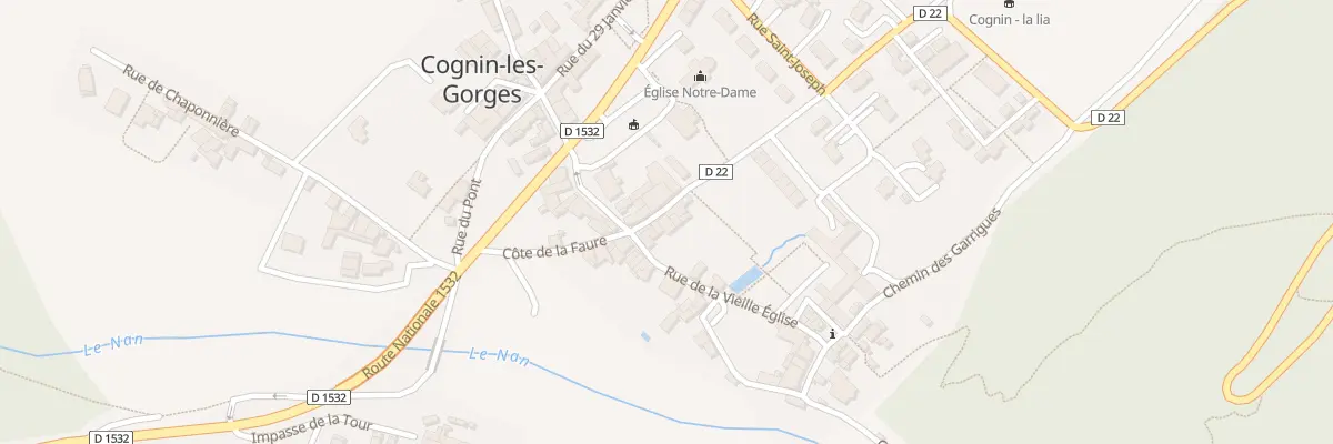 Plan du 30 Rue de Malleval à Cognin-les-Gorges