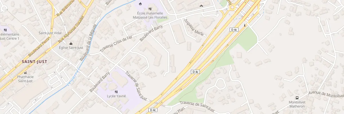 Plan du 84 Bd Barry à Marseille 13e Arrondissement