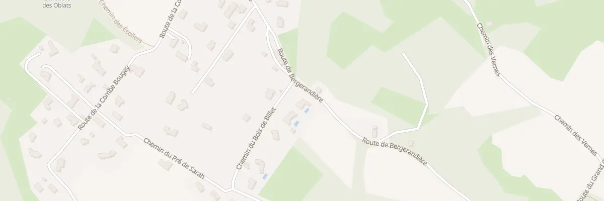 Plan du 3 Che du Bois de Billet à Notre-Dame-de-l’Osier