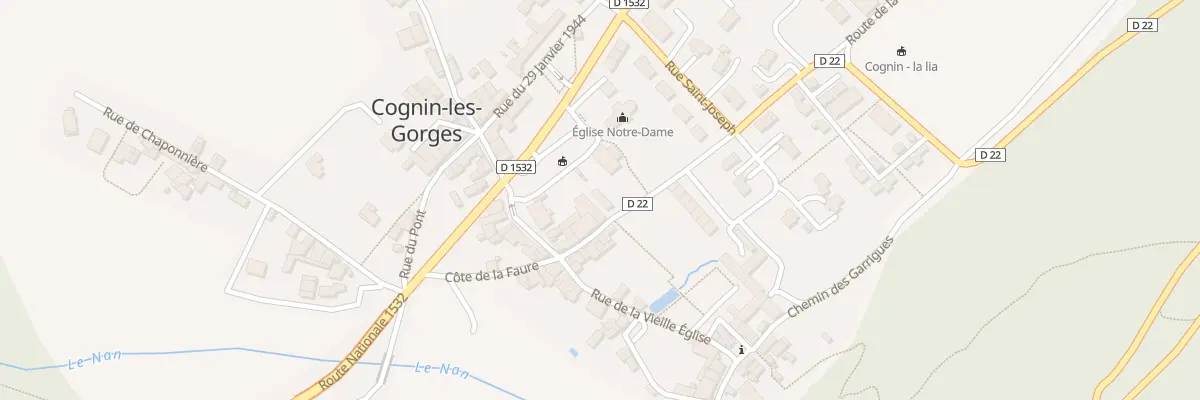 Plan du 55 Rue de Malleval à Cognin-les-Gorges