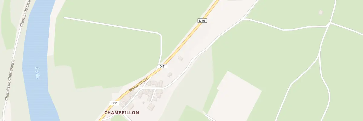 Plan du 113 Pré de Bise - Champeillon à Poncin