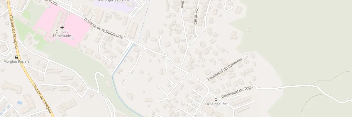 Plan du 87 Tra de la Seigneurie à Marseille 9e Arrondissement