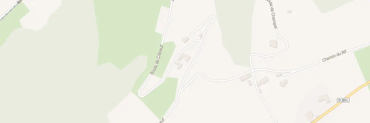 Plan du 905 Rte de Créneuf à Notre-Dame-de-l’Osier