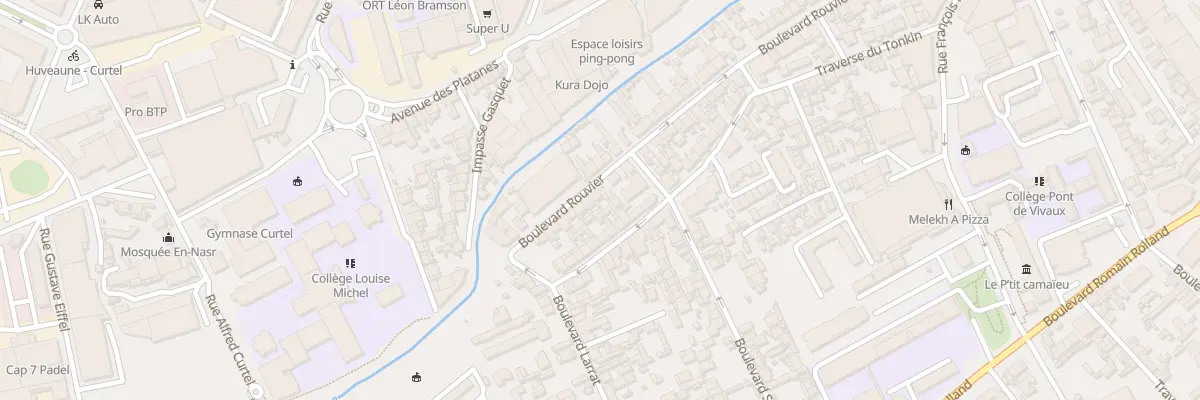 Plan du 81 Bd Rouvier à Marseille 10e Arrondissement