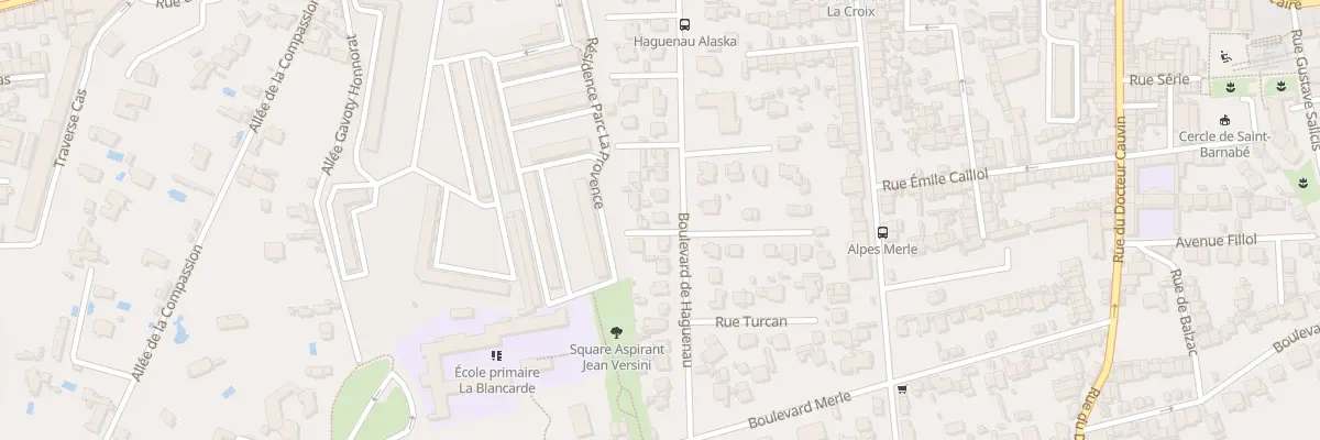 Plan du 30 Bd Hagueneau à Marseille 12e Arrondissement