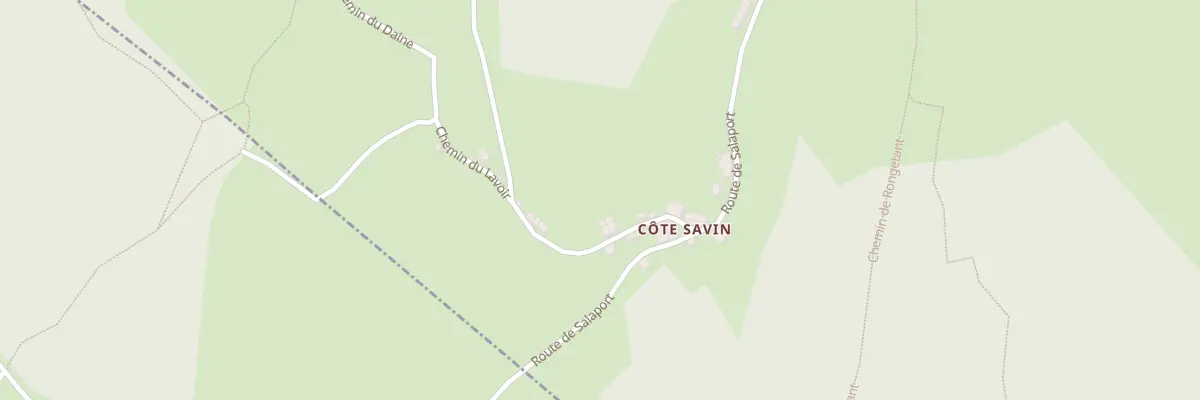 Plan du 5103 Cote Savin à L’Abergement-de-Varey