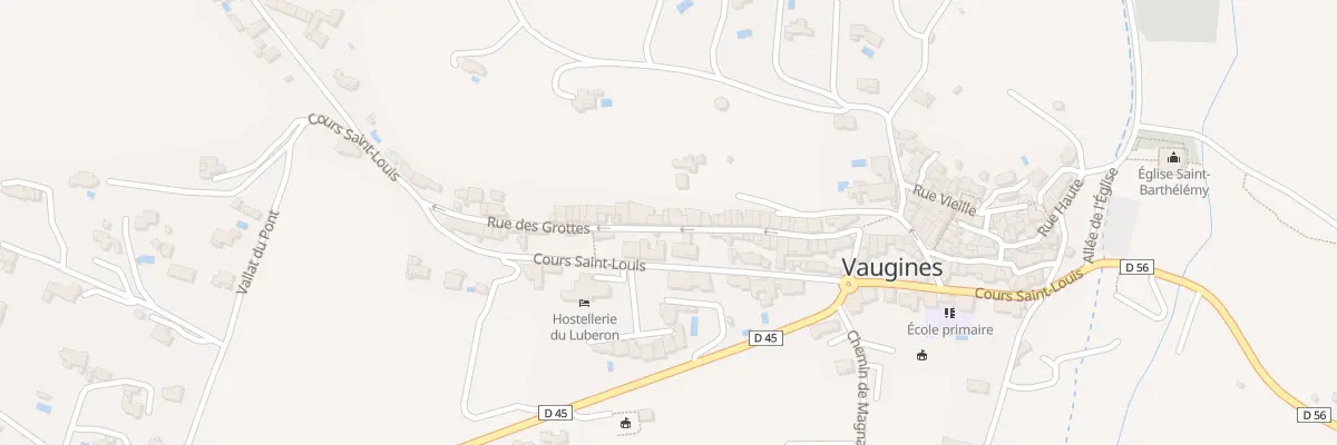 Plan du 5024 Rue des Grottes à Vaugines