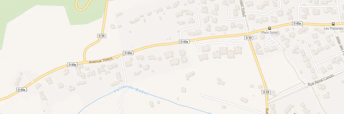 Plan du 1444B Av Thiers à Bouc-Bel-Air