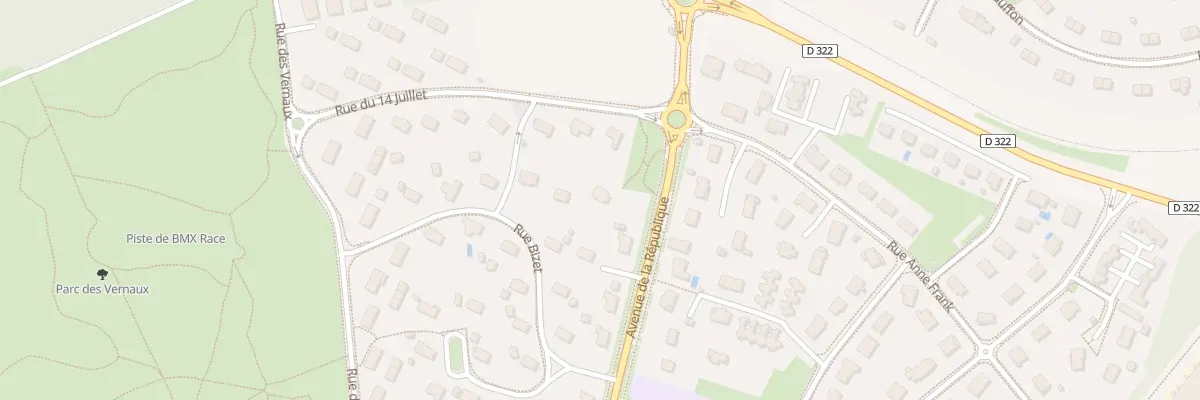 Plan du 12 Rue Bizet à Tavaux