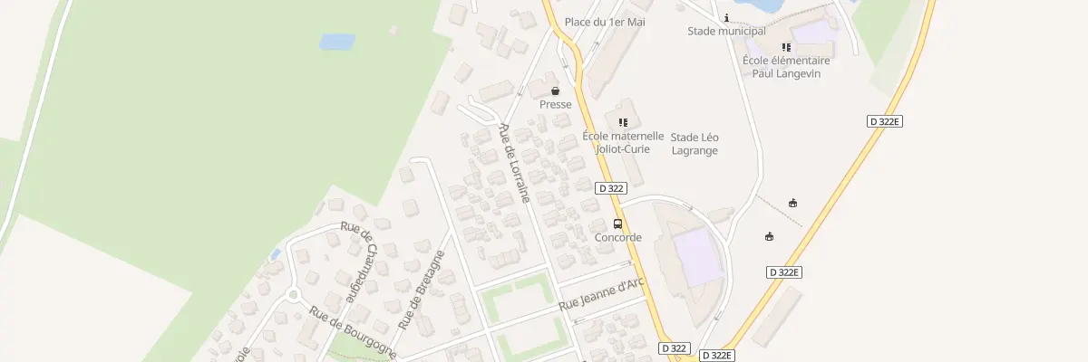 Plan du 34 Rue de Lorraine à Damparis
