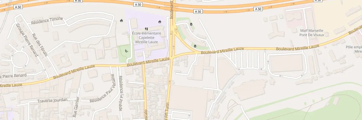 Plan du 148 Bd Mireille Lauze à Marseille 10e Arrondissement