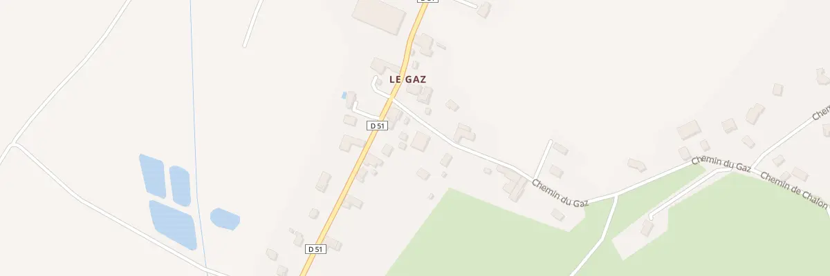Plan du 43 Che du Gaz à Doissin
