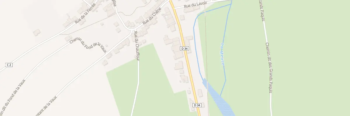 Plan du 20 Rue du Moulin aux Monthairons