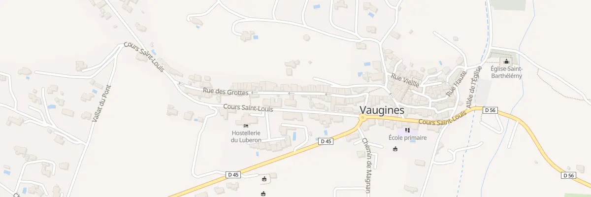 Plan du 129 Rue des Grottes à Vaugines