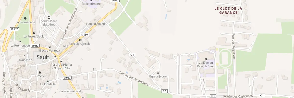 Plan du 5394 Rte des Cartouses à Sault