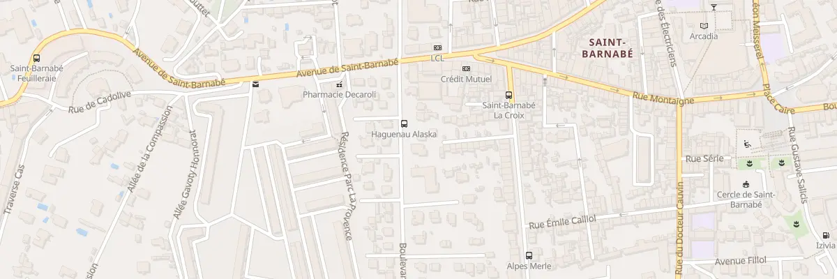 Plan du 11 Bd Hagueneau à Marseille 12e Arrondissement