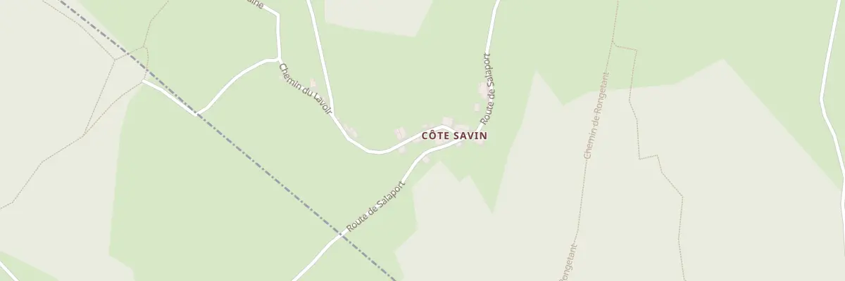 Plan du 5194 Cote Savin à L’Abergement-de-Varey
