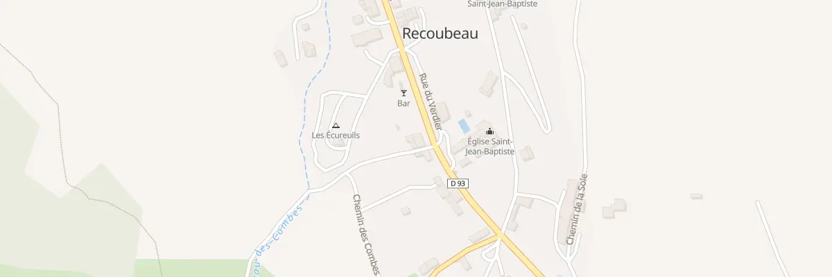 Plan du 5018 Recoubeau à Recoubeau-Jansac