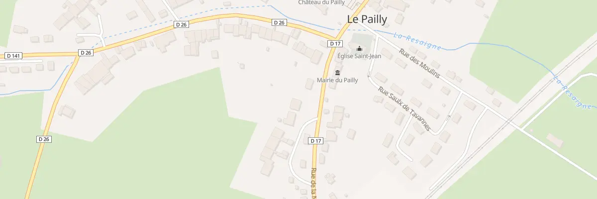 Plan du 6 Rue de la Nouette au Pailly