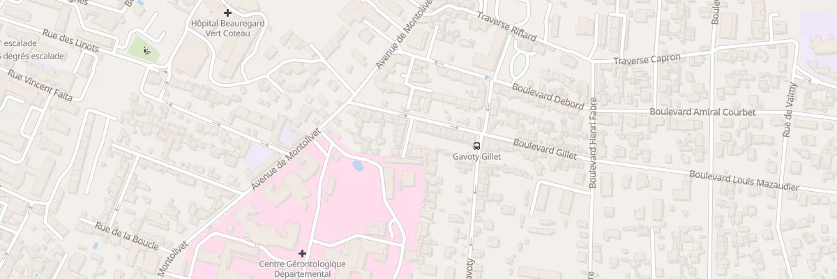 Plan du 16 Bd Gillet à Marseille 12e Arrondissement