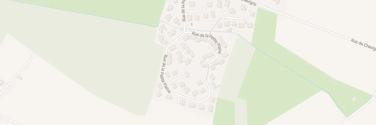 Plan du 54 Rue de la Petite Plaine à Auxonne