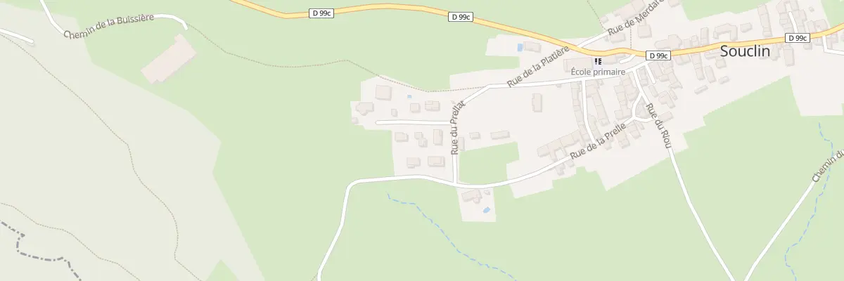 Plan du 4 La Prellat à Souclin