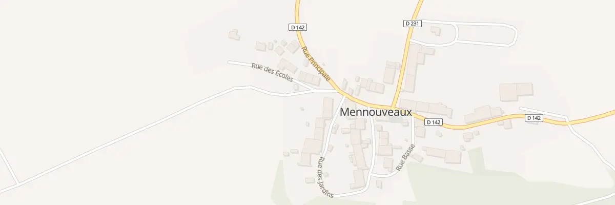 Plan du 5025 Le Village à Mennouveaux
