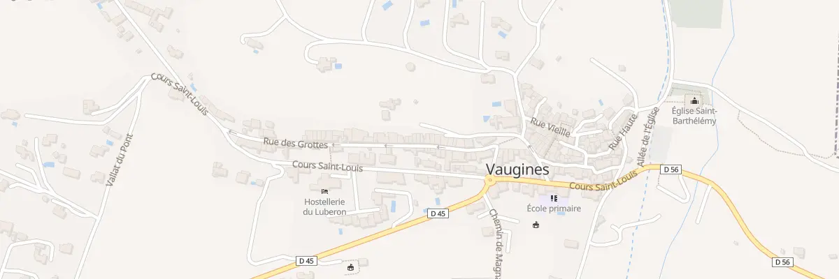 Plan du 96 Rue des Grottes à Vaugines