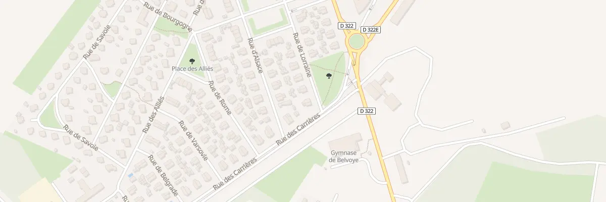 Plan du 3 Rue de Lorraine à Damparis