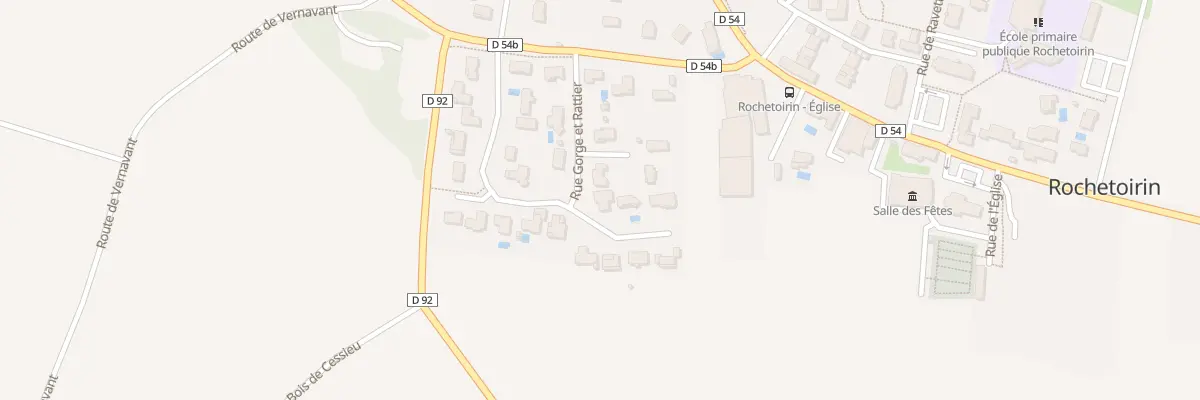 Plan du 239 Rue des Noisetiers à Rochetoirin