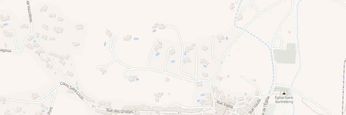 Plan du 5303 Les Trailles à Vaugines