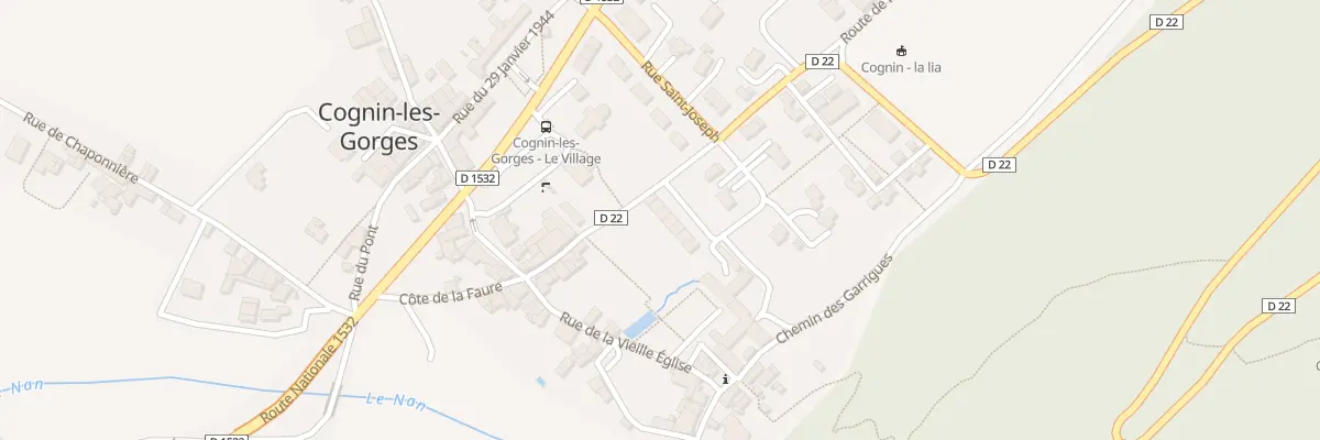 Plan du 21 Rue des Sorbiers à Cognin-les-Gorges