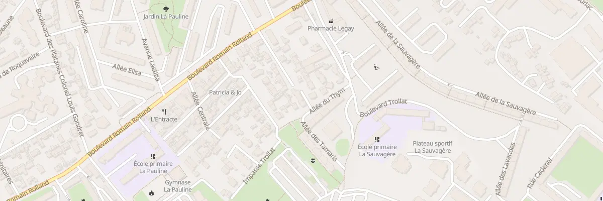 Plan du 10B Imp Trollat à Marseille 9e Arrondissement