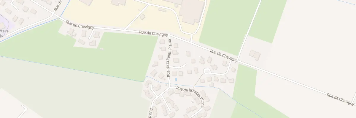 Plan du 6 Rue de la Petite Plaine à Auxonne