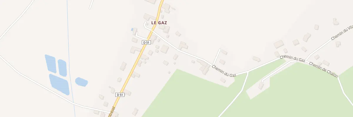 Plan du 39 Che du Gaz à Doissin