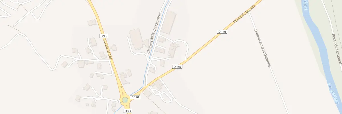 Plan du 5047 La Condamine à Recoubeau-Jansac