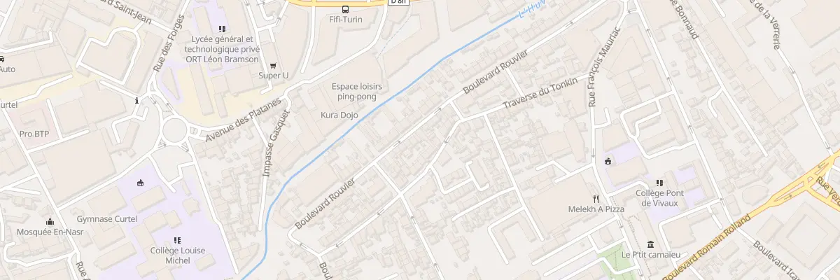 Plan du 59 Bd Rouvier à Marseille 10e Arrondissement